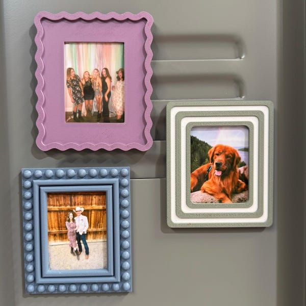 Marco Polaroid para adolescente, regalo de regreso a clases, decoración única para casillero, marco de fotos, imán lindo para adolescente, regalo, útiles escolares estéticos