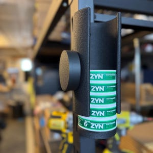 Magnetic Nicotine Dispenser Wall Mount Dip Can Storage Rack Tobacco Holder Garage Organization Man Cave Accessory Gift Groomsman Idea Desk