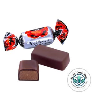Roshen &quot;Krasnyi Mak&quot; klassiek chocoladesnoep | Bulkverpakking van 1 kg | Oekraïense zoetigheden | Traditioneel karamelpralinésuikergoed Красный ак