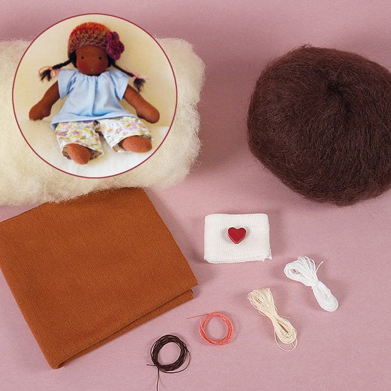 Pip Material, Puppenbastelmaterial, Naturmaterialien, Puppe nach Waldorfart selber machen
