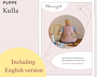Kulla eBook, Doll-Making Tutorial, Sewing Pattern, Waldorf Doll DIY, PDF