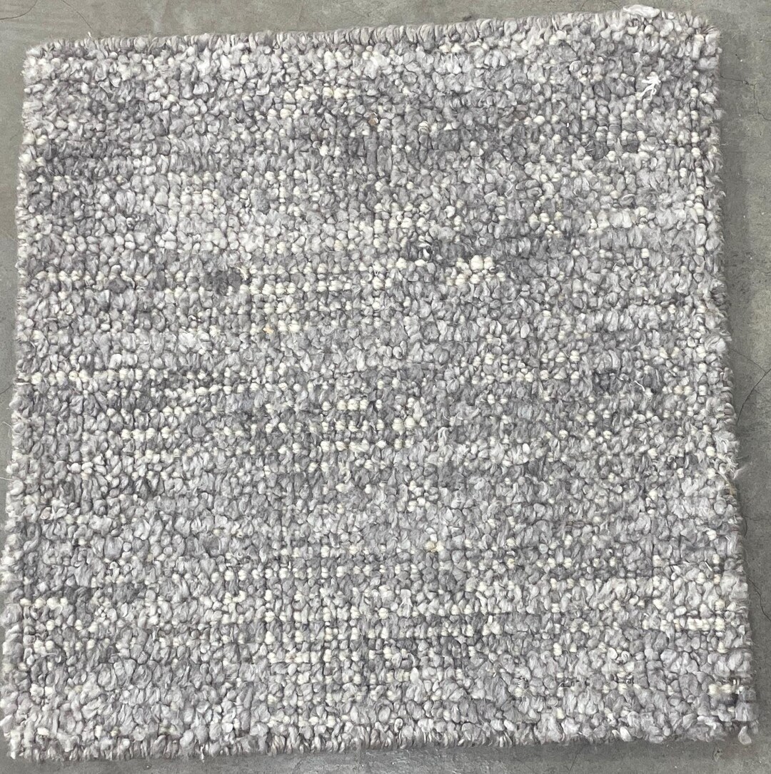 Handmade Grey Bamboo Silk & Beige Wool Rug – Modern Dhurrie Texture - Etsy