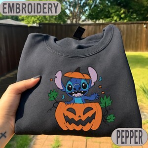 Stitch Halloween Shirt, Disney Halloween Shirt, Stitch Pumpkin Shirt, Halloween Pumpkin Tee, Disney Matching Shirt, Pumpkin Shirt