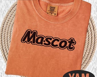 EMBROIDERED Custom Mascot Shirt, Embroidery School Team Shirt, Matching Team Shirt, School Spirit, Mascot Fan Shirt, College University Tee