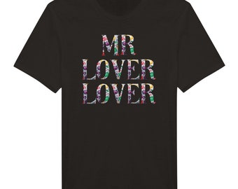 Mens Tshirt Conversation Piece Valentines Gift Con-dom Filled Letters