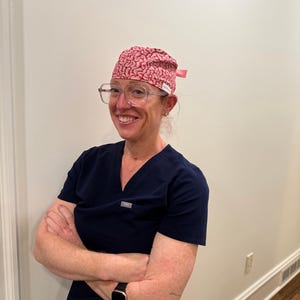 Cortex Cap - Scrub Hat with Brain Design