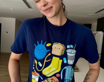 Scrubhacks Collab: Nurse Collage Tee Shirt