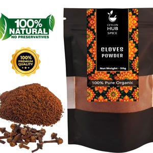 Organic Clove Powder | Ground Cloves Spice | Pure Ceylon Clove | Whole Clove Ground | Kosher | Natural Clove - Luxury Spice
