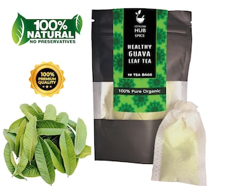 Guava Leaf Tea Bags | Organic Ceylon Herbal Tea