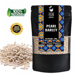 Organic Pearled Barley Non-GMO Ceylon Barley Grain Healthy Natural Food Ingredient