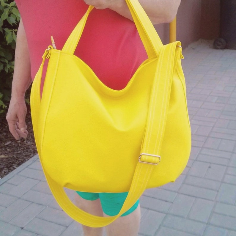yellow hobo purse
