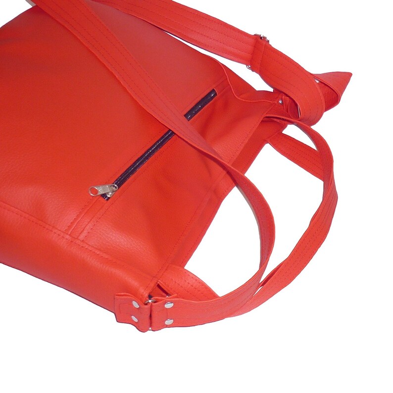 Red Hobo Crossbody Bag for Women Sling Vegan Leather Shoulder Etsy