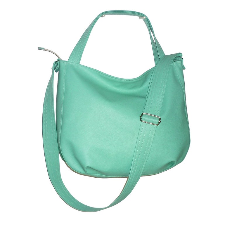 mint green purse