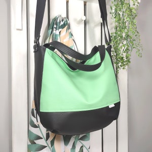 Sac à bandoulière vert céladon pour sac messager d'école sac d'école pour fille cadeau d'anniversaire pour petite amie idées cadeaux pour femme sac à bandoulière