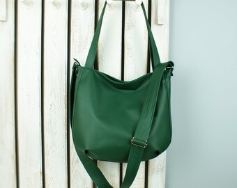 dark green bag