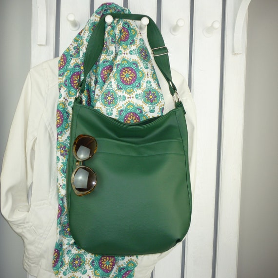 Buyr.com | Hobo Bags | Fossil Women's Jolie Eco Leather/Suede Hobo Purse  Handbag, Green Moss