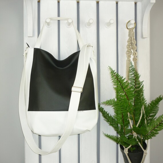 Black and White Shoulder Bag Sling 