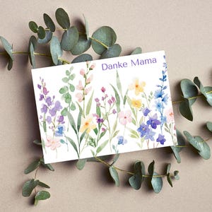 Cartão/postal/cartão de felicitações/Dia das Mães/para imprimir