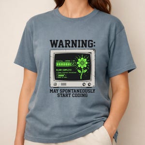 T-shirt humoristique d'ingénieur logiciel, t-shirt rigolo pour codeur informatique, chemise graphique culture rétro tech