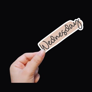 Dagen van de week-stickers, planneraccessoires, weekplannerstickers, dagboekstickers, scrapbookingstickers, weekstickers