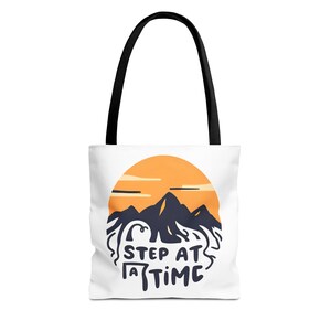 Inspirierende Berg Tragetasche, Ermutigungsgeschenk, täglicher Gebrauch, umweltfreundlich, Reisezubehör, Wandertasche, Motivationsdekor