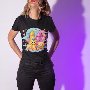 Emoji T-shirt, Unisex Graphic Tee, Smiley Face Shirt, Cotton Emoji Top, Funny Emoticon Tee, Cute Emoji Tee