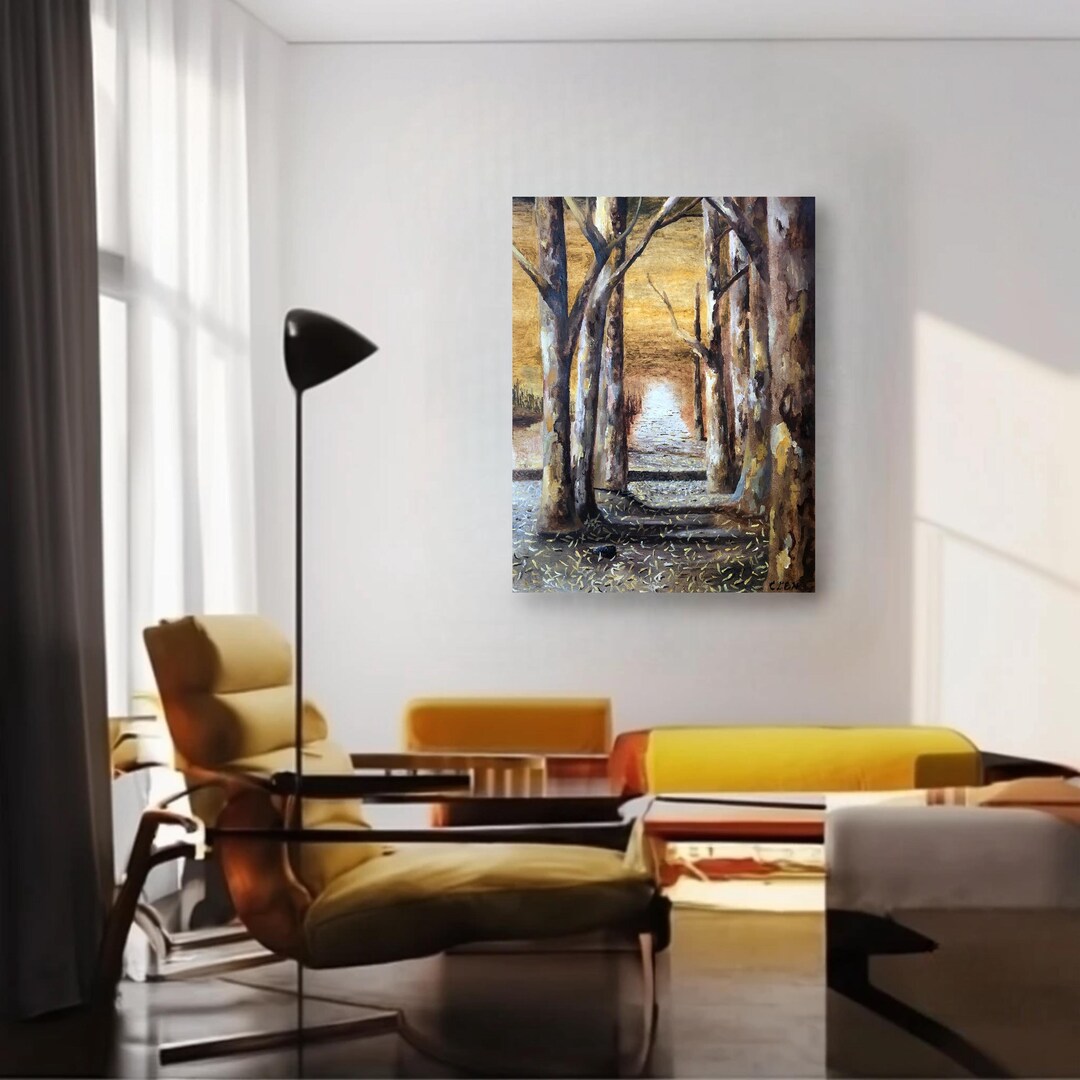 El Camino Hacia La Luz – Arte Surrealista De Paisaje Onírico | Pintura ...