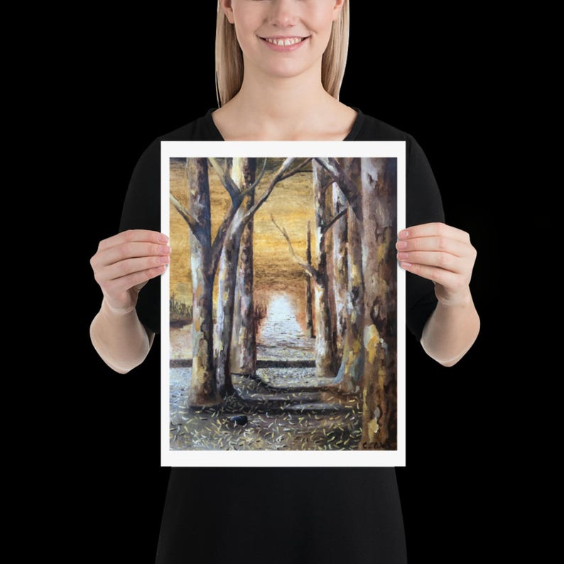 El Camino Hacia La Luz – Arte Surrealista De Paisaje Onírico | Pintura ...