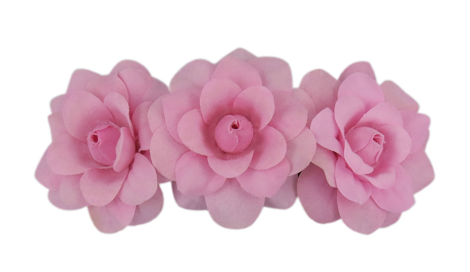 Rose Flower Barrette Hair Clip Choose Color Etsy