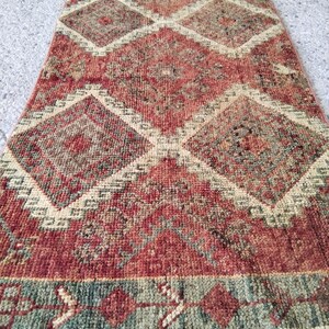 Turkish Vintage Rug - Handmade wool rug - oriental rug - 3x5 Rug - Area Rug