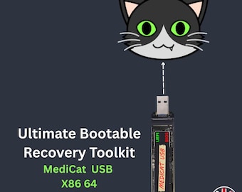 Medicat 32 GB USB Repair Kit — Bootable Recovery and Toolbox (UEFI & bios)