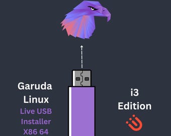 Garuda Linux I3 32GB Bootable USB Live & Install | Arch Linux Rolling