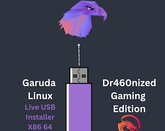 Garuda Linux Dr460nized Gaming 32GB Bootable USB Live & Install | Arch Linux Rolling