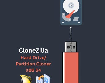 Clonezilla Live USB Kit — Bootable 64-bit Disk Imaging & Cloning Tool