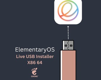 elementary OS Bootable USB: Privacy-Focused Linux, macOS-Like (32GB, PDF Guide Included)