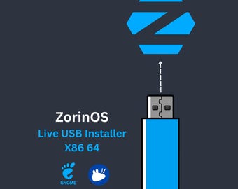 Zorin OS 32 GB Bootable USB Installer – Windows-Style Linux with Live Boot & Persistence