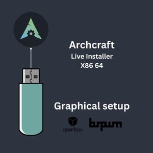 Archcraft 32 GB Bootable USB – Riced Arch Linux Live & Install USB with Persistence