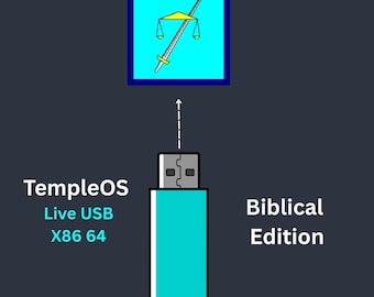 TempleOS Bootable USB – 64-bit Free OS by Terry Davis (God’s OS)