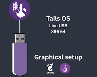 Tails OS Bootable USB – Privacy-Focused Anonymous Live Linux (Tor-Ready)