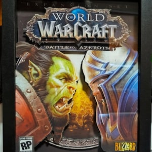 World of Warcraft Expansion Shadow Box Fan Art BATTLE FOR AZEROTH