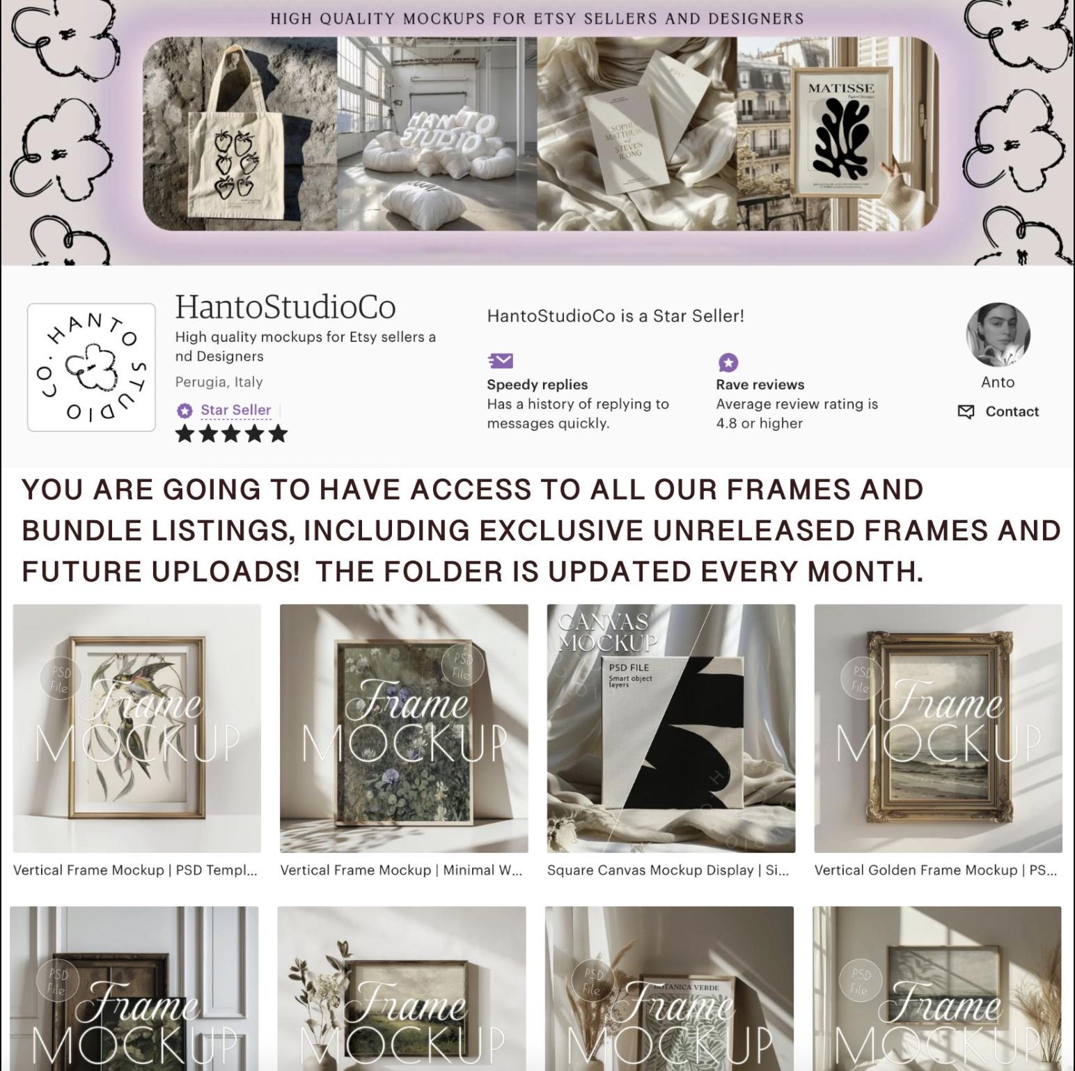 Mega Bundle Frames Mockups PSD, Modern Frames Mock Up, Mockup Frames ...