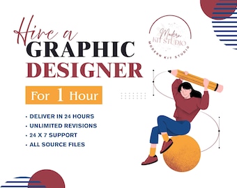 Custom Graphic Design Service | Logo, Branding, Business Cards (1 Hour)