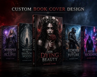 Book Cover Design Custom | Fantasy Romance Sci Fi Book Cover | KDP Ebook Cover Design | Amazon Self Publishing Premade Cover Art