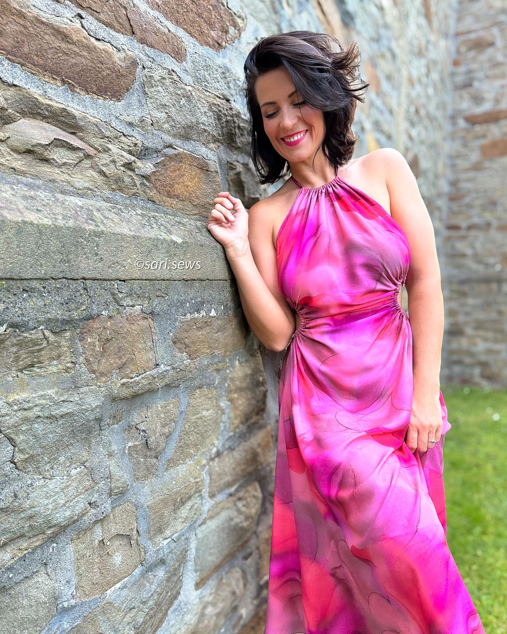 Backless Maxi Dress Sewing Pattern, DIY Summer Halter Dress With Front  Cut-outs & Ruching, Open Back Holiday Dress, Sizes 3062 EU / 032 US - Etsy