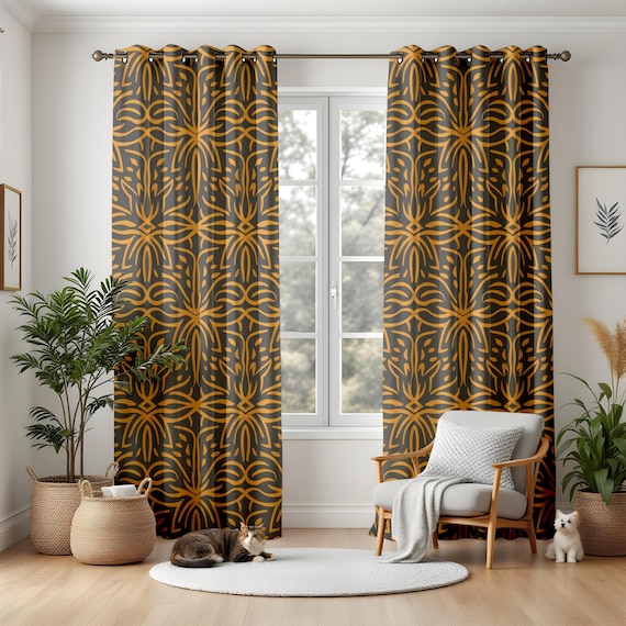 Vision Home Lot de 2 panneaux de rideaux semi-transparents plissés en lin mélangé texturé filtrant