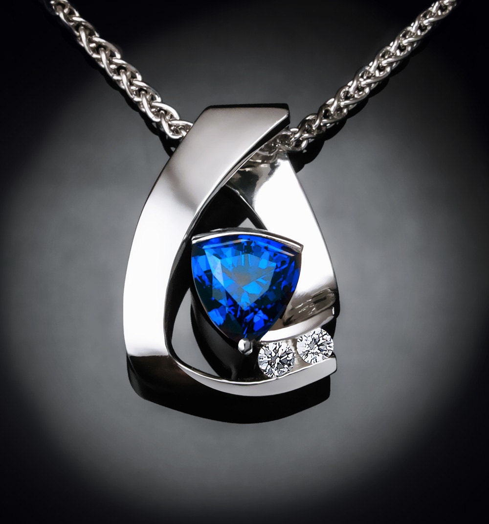 sapphire birthstone necklace