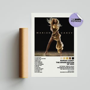Mariah Carey Posters / The Emancipation of Mimi Poster / Mariah Carey / Album Cover Poster / Poster Print Wall Art / Home Decor