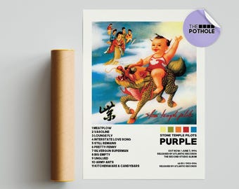 Stone Temple Pilots Posters, Purple Poster, Stone Temple Pilots, Purple, Album Cover Poster, Poster Print Wall Art, Custom Poster