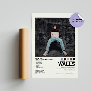 Louis Tomlinson Posters / Walls Poster, Album Cover Poster / Poster Print Wall Art / Custom Poster / Home Decor, TPWK, Louis Tomlinson Walls