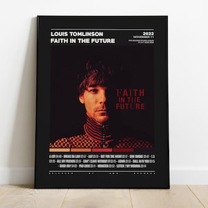 Louis Tomlinson Posters / Faith In The Future Poster, Album Cover Poster / Poster Print Wall Art / Custom Poster / Home Decor